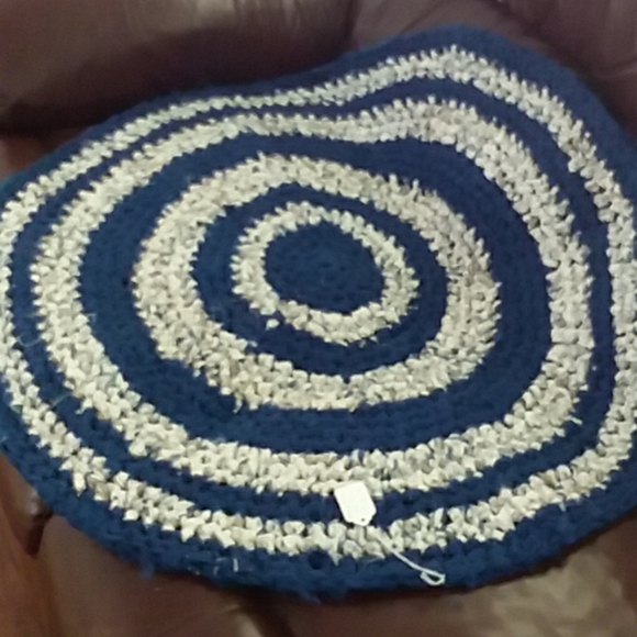 Homemade Rag Rug - Picture 2 of 2